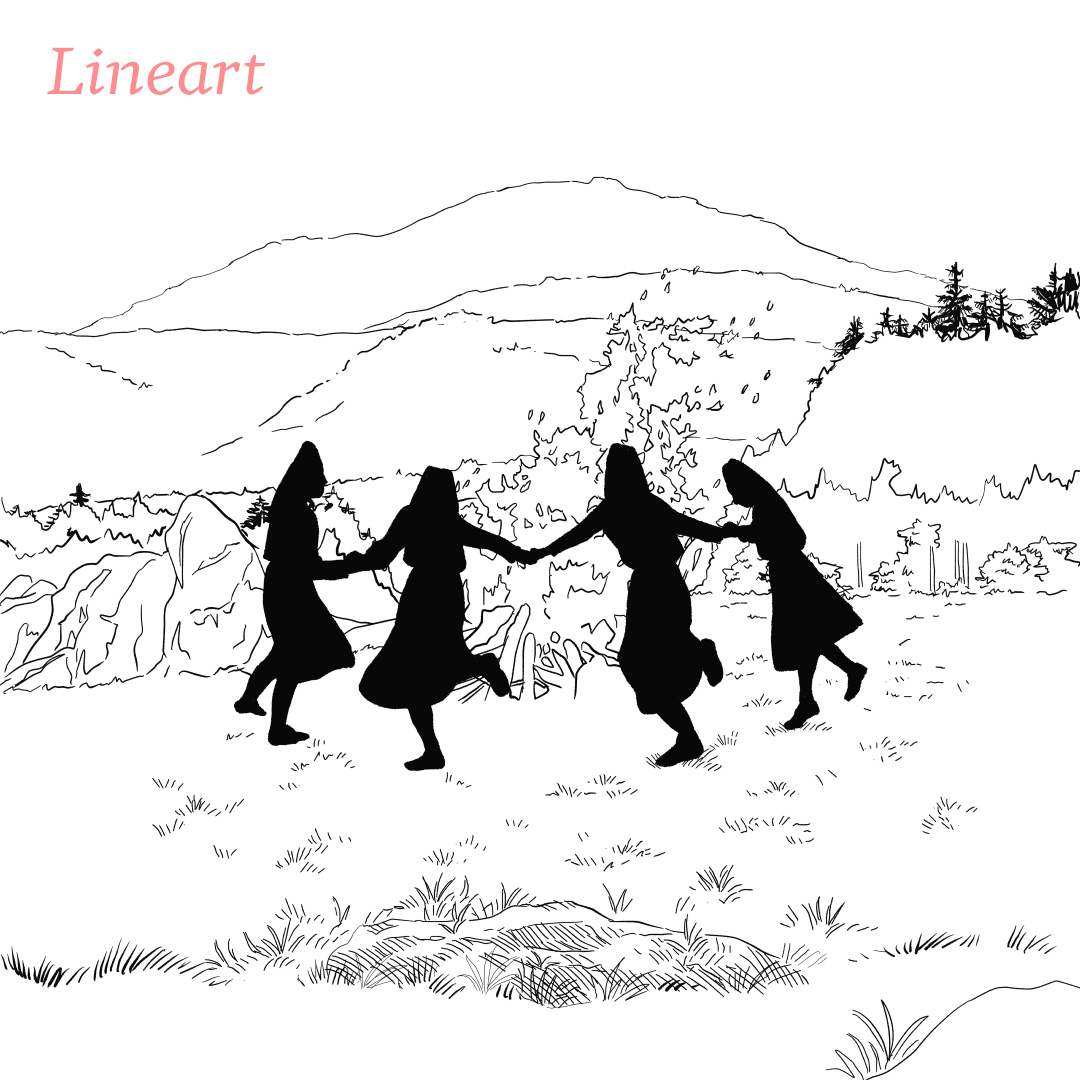 Ansicht der Zeichnung in Clip Studio Paint